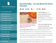 Tablet Screenshot of hamsterkaefig.org